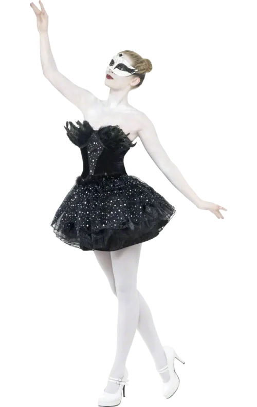 Black Swan Balettklänning Maskeraddräkt L