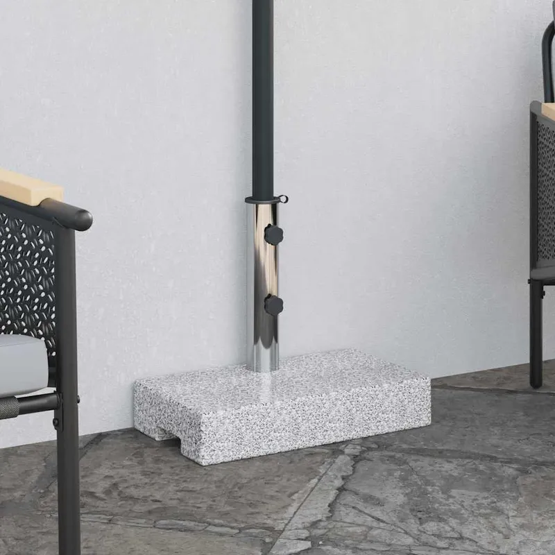 vidaXL Parasollfot granit rektangulär 25 kg