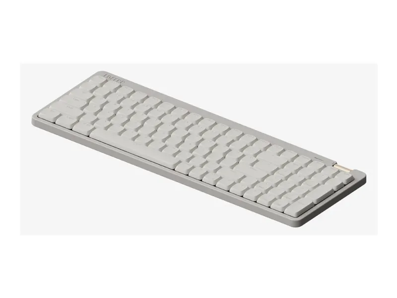 Lofree Flow Lite100 – Tangentbord – 96% – bakgrundsbelyst – trådlös – 2.4 GHz, Bluetooth 5.4, USB-C – tangentbrytare: Lofree x Kailh POM – Marmor