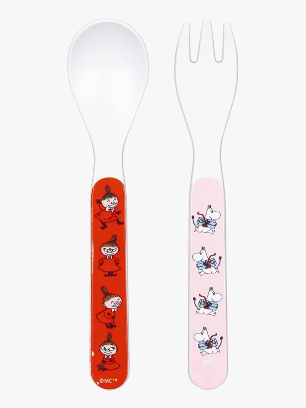 Mumin Lilla My Sked Och Gaffel, Rosa