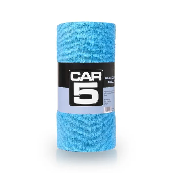 Mikrofiberdukar CAR5 Allround Towel Roll, 30×30 cm, 50-pack, Endast mikrofiberdukar
