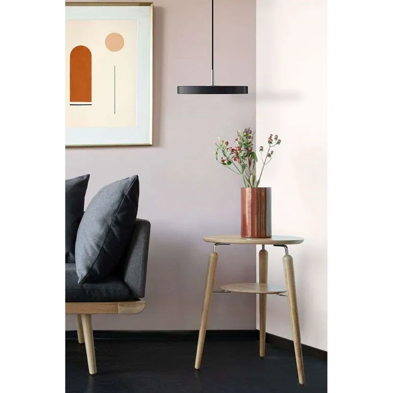 Asteria Taklampa Anthracite Grey/Steel Top – UMAGE – Vardagsrum – Metall