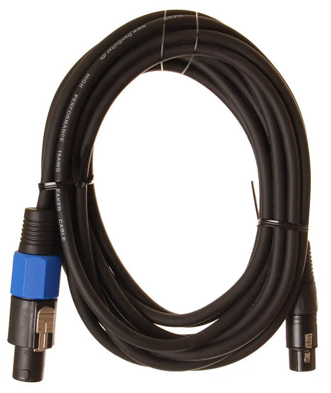 HiEnd speakon-till-XLR-kabel 5 meter