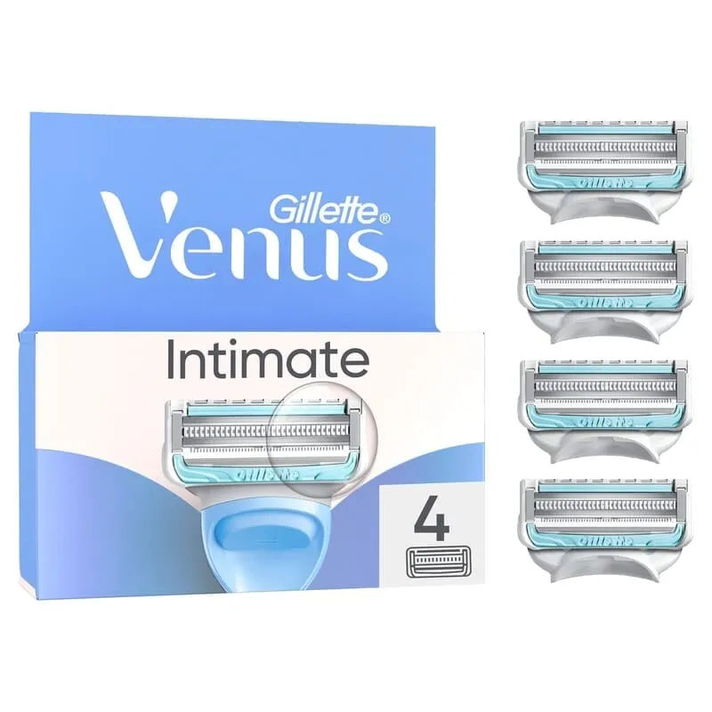 Gillette Venus Intimate rakblad för intimområdet, 4 st.