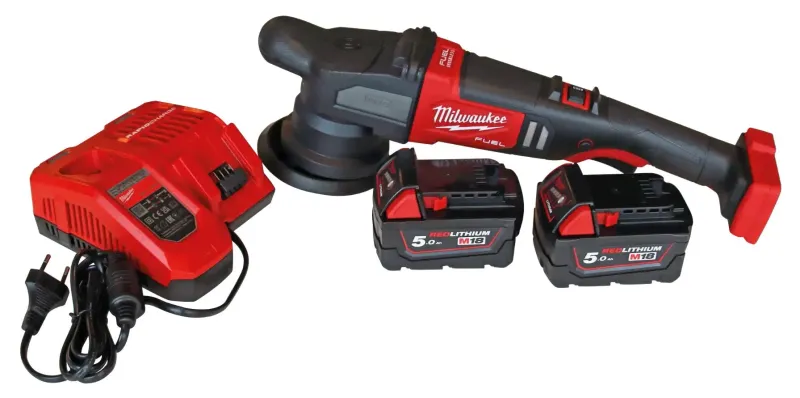 Milwaukee M18 FROP21-502X Polermaskin med batteri och laddare