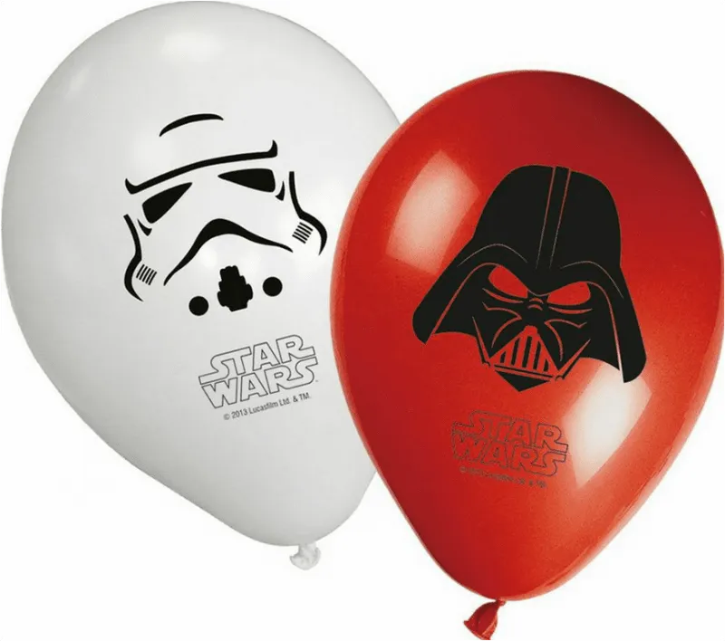 Ballonger Star Wars 2 färger, 8-pack
