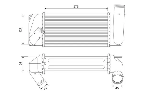 Intercooler VALEO 822905