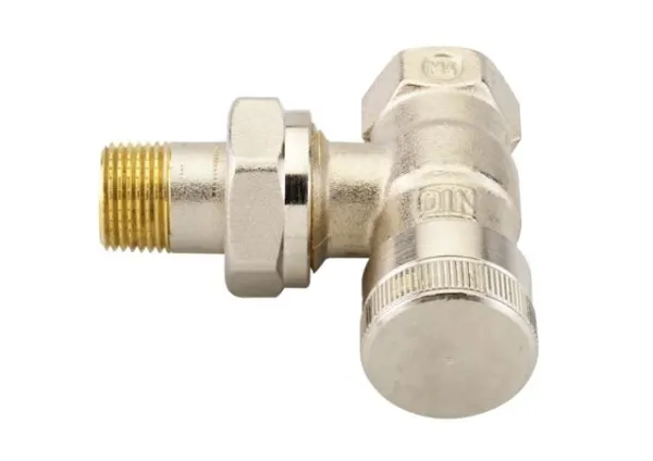 Danfoss RLV 10 return coupling running at an angle