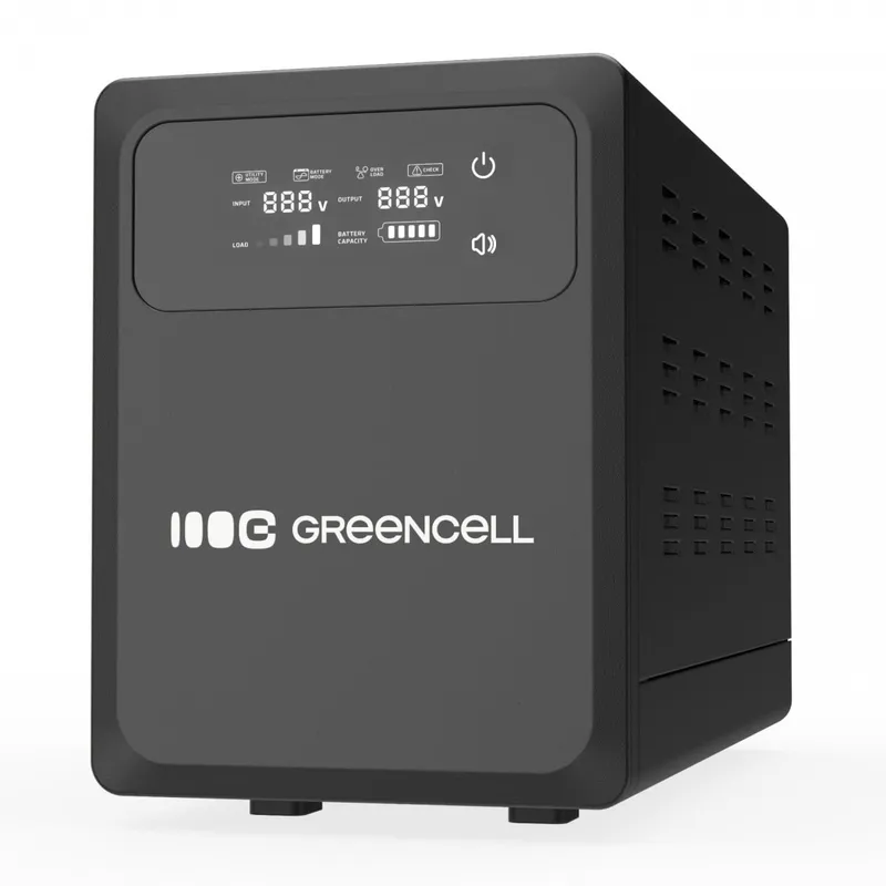 Green Cell UPSLPPC1200 - UPS - with LCD display - 1200 watt - 2000 VA