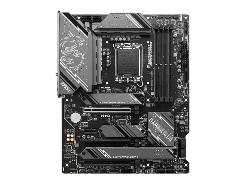 MSI Z790 GAMING PLUS WIFI Moderkort - Intel Z790 - Intel LGA1700 - DDR5 RAM - ATX