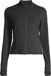 Casall Women's Soft Touch Zip Jacket Black (#8129)