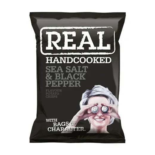Real Chips - havssalt och maltvinäger 35 g