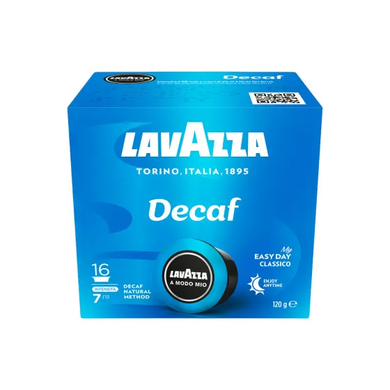 Lavazza A Modo Mio Dek Cremoso koffeinfria kaffekapslar för Lavazza®-maskiner, 16 st.