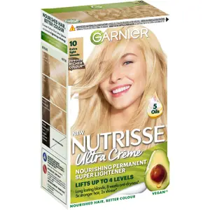 Garnier Nutrisse Ultra Créme Permanent Hårfärg 10 Extra Light Blonde