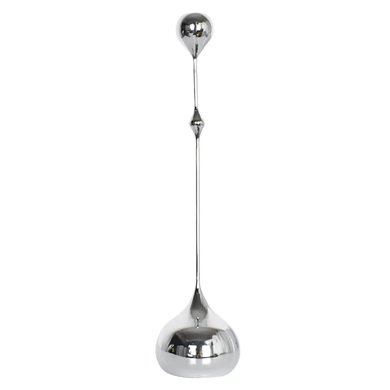 Ljusstake Prydnad Rostfritt Stål Ljusstake Hållare Hushåll Skulptur Dekoration för Skrivbord (#1435)