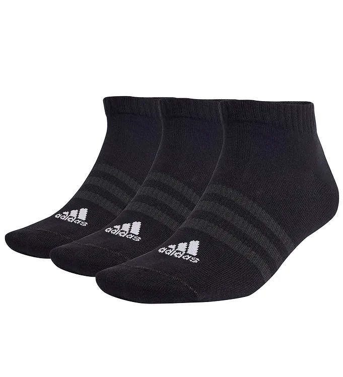 adidas Performance Ankelstrumpor - 3-pack - Svart/Vit