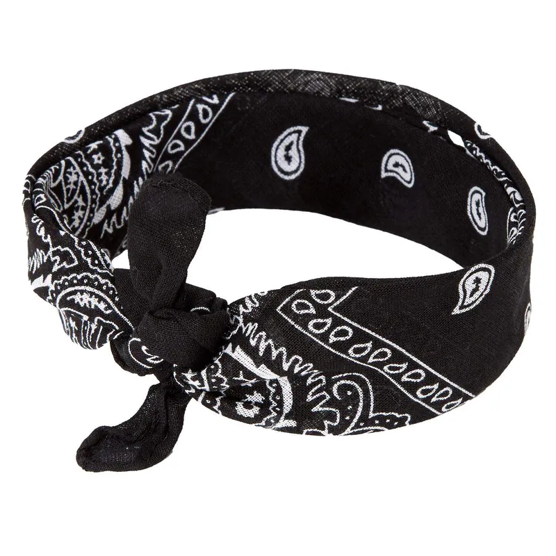 Bandana, Mönstrad - Svart