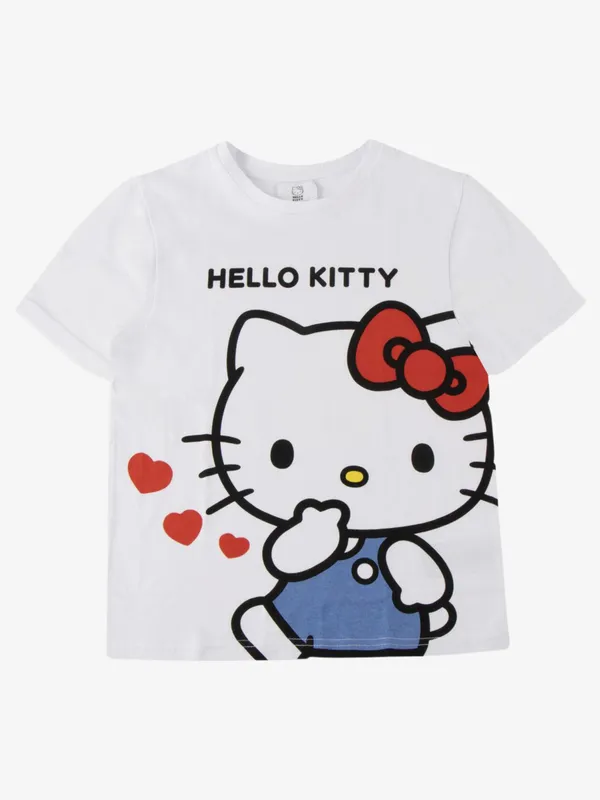 Hello Kitty T-shirt, Vit, 152-158
