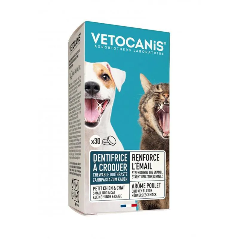 Vetocanis Tandtabletter Katt/smådjur 30 st