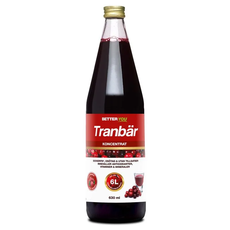 BETTER YOU Better You Tranbärskoncentrat 630 ml