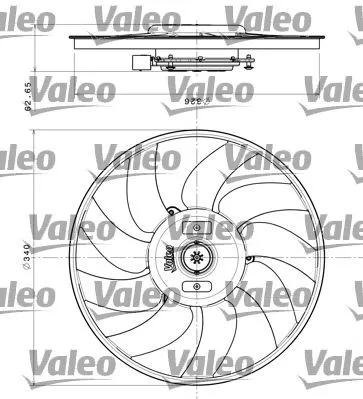 Kylfläkt VALEO 696349
