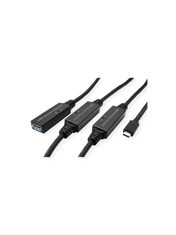 Roline - USB-C extension cable - USB-C to USB Type A - 20 m