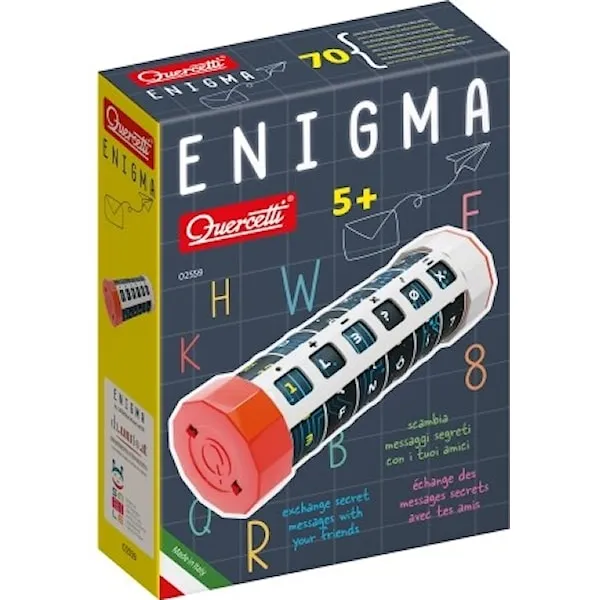 Enigma skapa hemliga meddelanden med kodskrift Quercetti