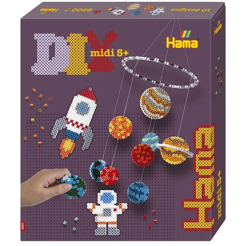 Hama Midi Pärlset - 2500 st. - Space Mobil