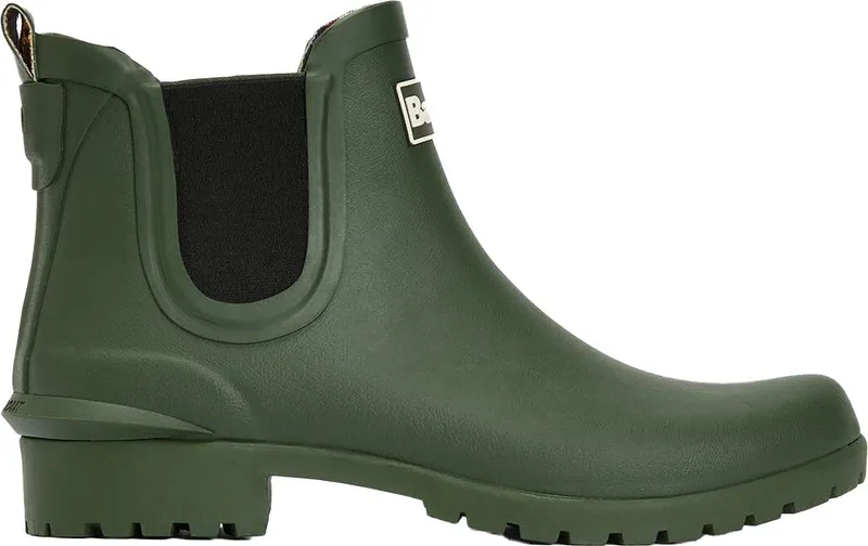 Barbour för kvinnor. LRF0066 Gummistövlar Wilton grön (38), Karta, Ingen, Casual, Utomhus