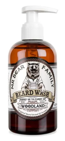 Mr Bear Beard Wash 250 ml - Woodland