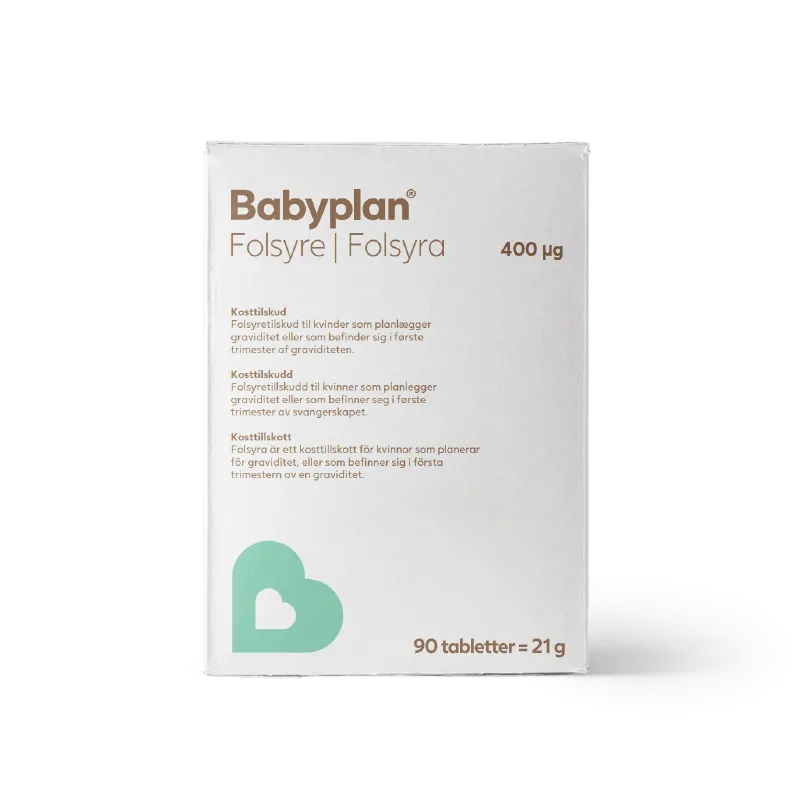 Babyplan Folsyra