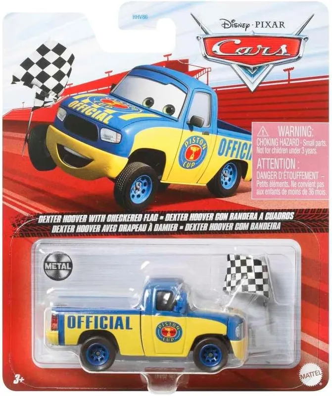 Disney Cars 1:55 Dexter Hoover with Checkered Flag – Disney Cars – Leksaksaffären