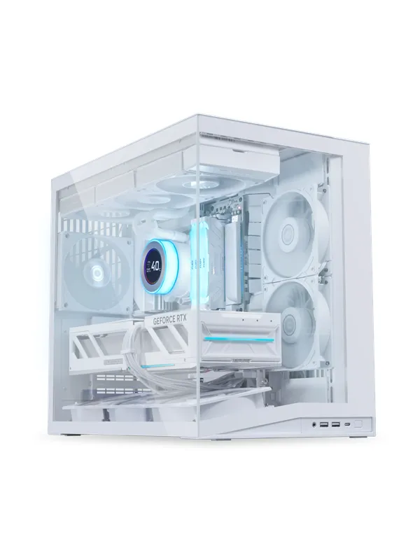 Lian Li O11D Mini V2 Flow White - Chassi - Miditower - Vit
