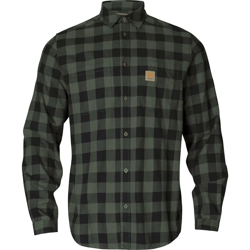 Härkila Men’s Härkila Scandinavian Longsleeve Shirt Green Check