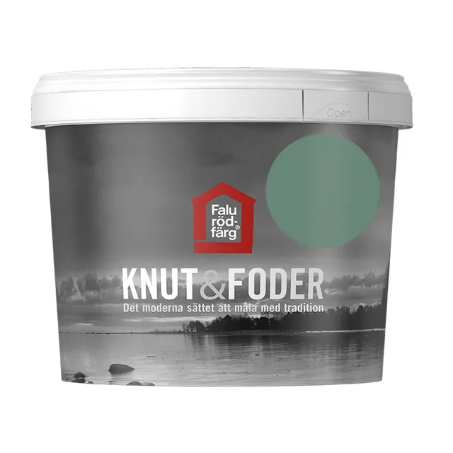 FALU RÖDFÄRG KNUT&FODER GRÖN 1L | Beijerbygg Byggmaterial