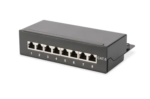 Digitus Patchpanel Svart Cat 6