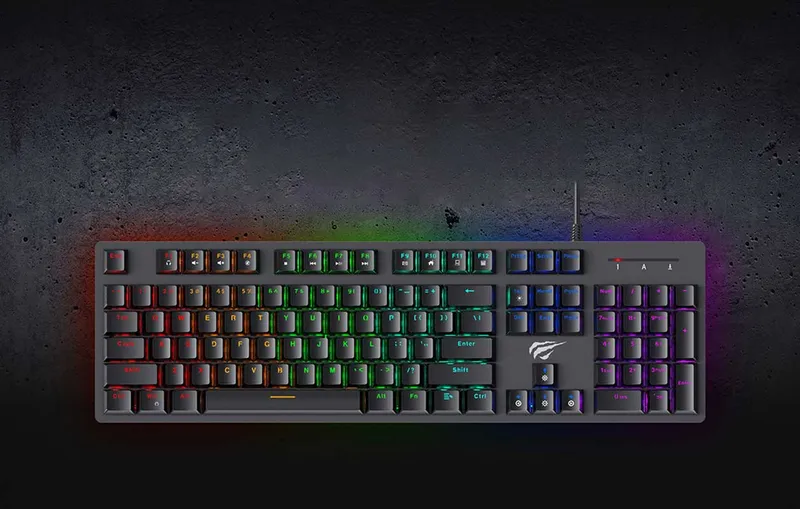 Gamenote KB858L Gaming Tangentbord (US International Layout)