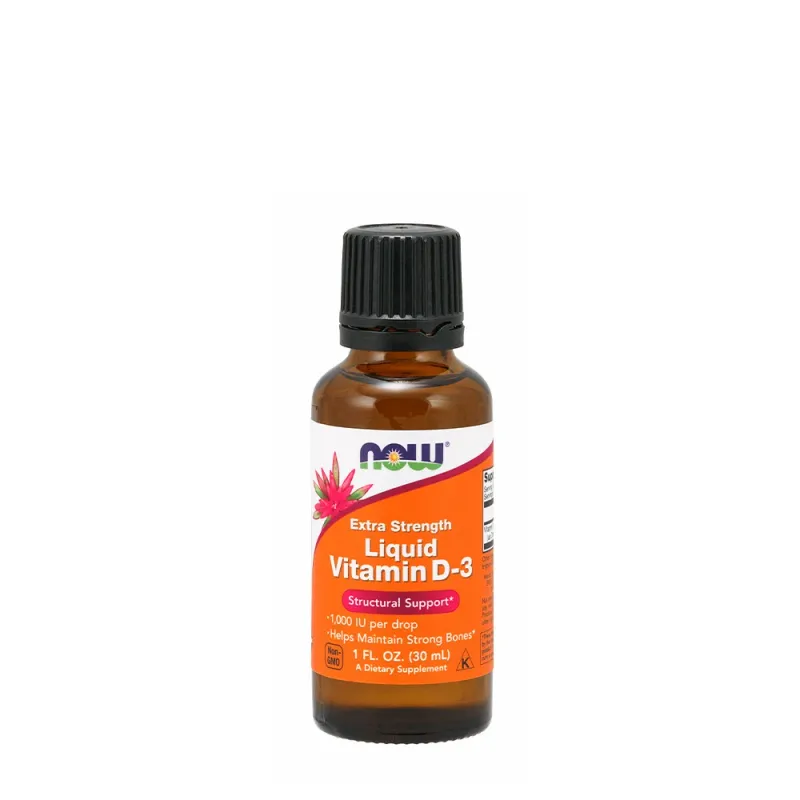 NOW - Vitamin D3 Droppar, Storlek (#3713)