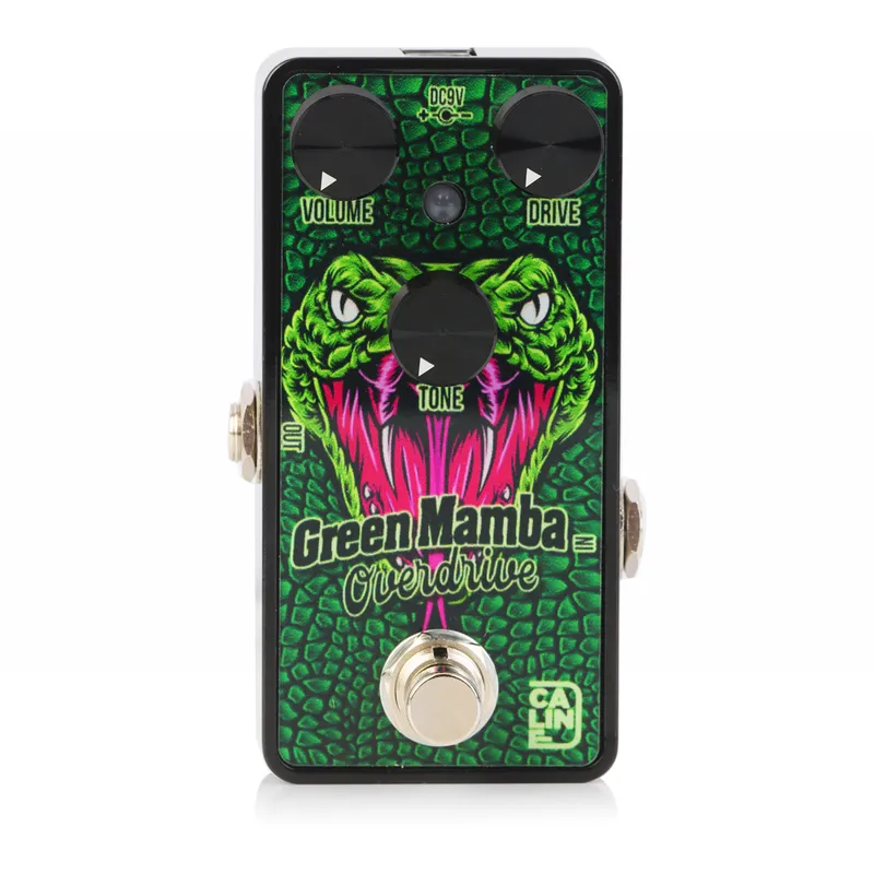 Caline G-002 Green Mamba Drive gitarr-effektpedal