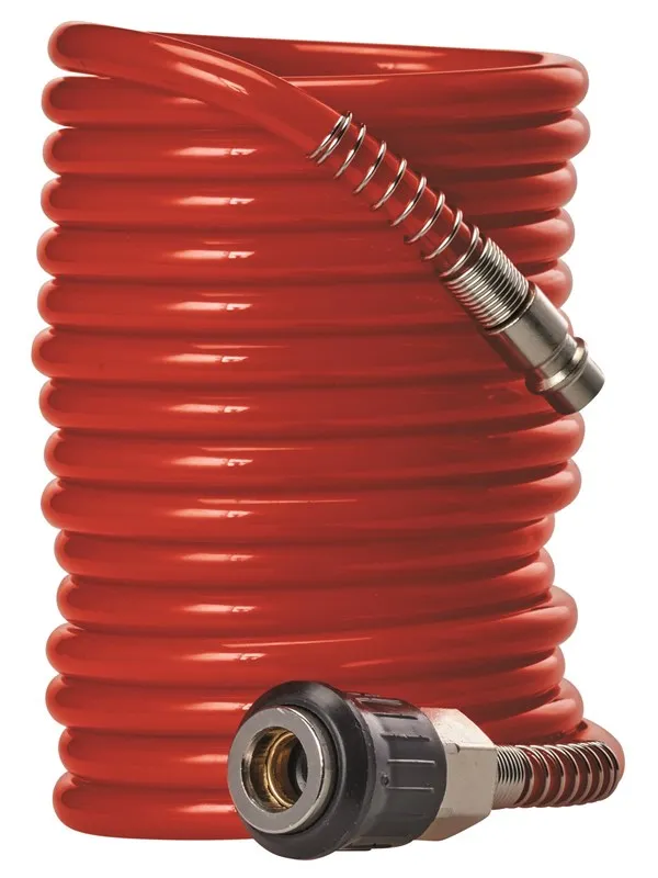 Einhell tillbehör spiralslang för tryckluft med kopplingar Ø 6 mm x 4 meter