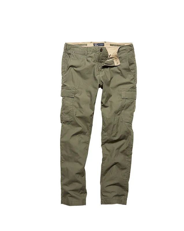 Vintage Industries Mallow cargobyxor Oliv