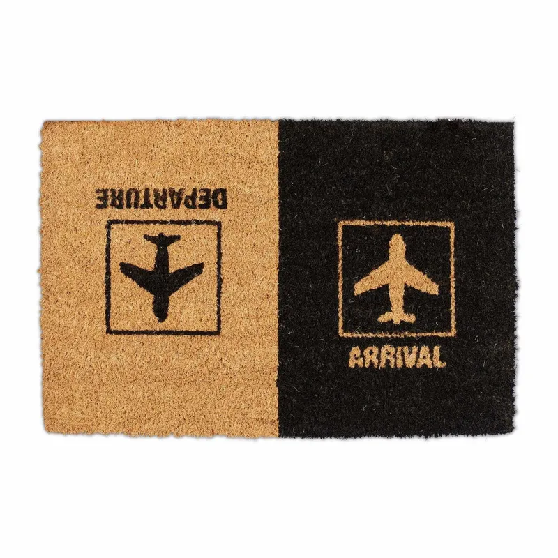 Dörrmatta kokosfiber ”Departure/Arrival”