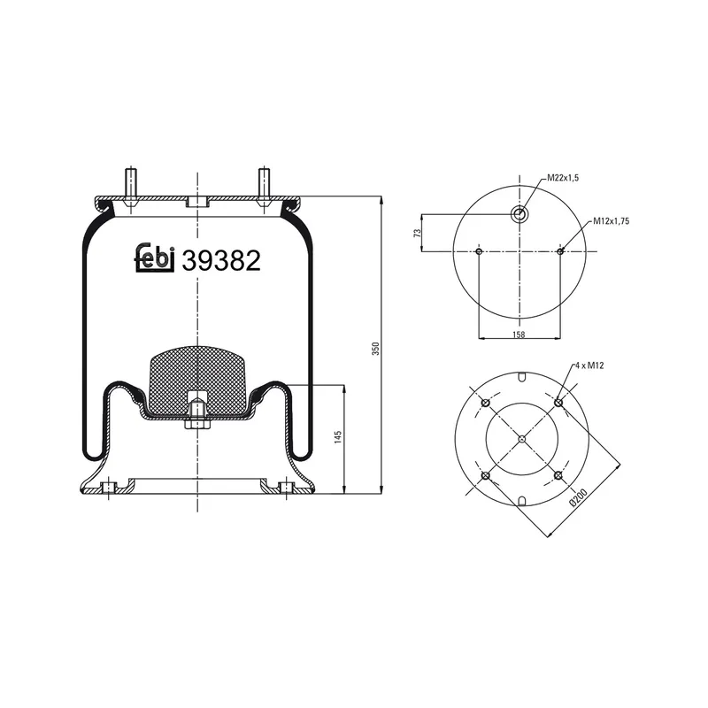 Luftbälg FEBI BILSTEIN 39382