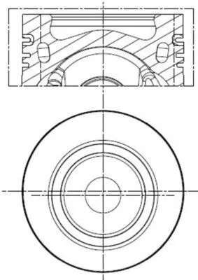 Kolv Mahle 028 Pi 00141 000
