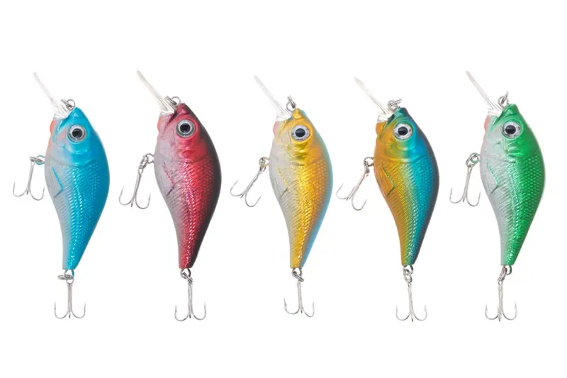 Fiskedrag Wobbler 6 x 2,5 cm – 5 st