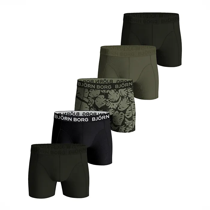 Björn Borg Men’s Cotton Stretch Boxer 5p Multipack 2