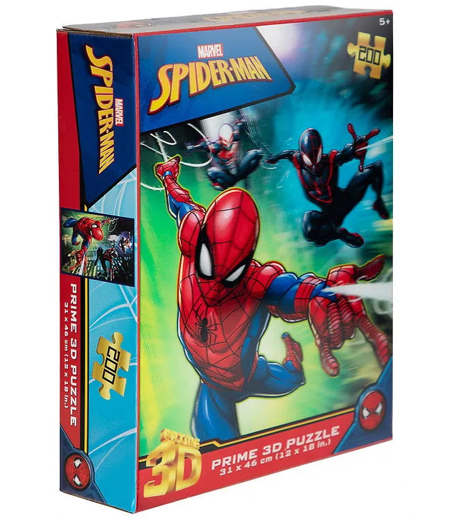 Prime 3D Puzzle Pussel - 3D - 200 Delar - Spider-Man