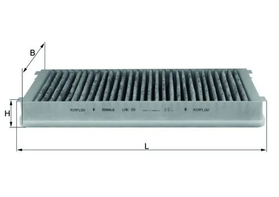 Kupéfilter MAHLE LAK 59