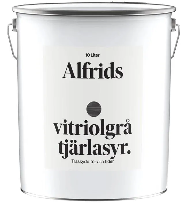 Alfrids Produkter V430027 Tjärlasyr vitriolgrå 10 l