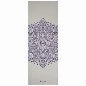 Yogamatta 5mm Sustained Sundial Flower Grey - Gaiam